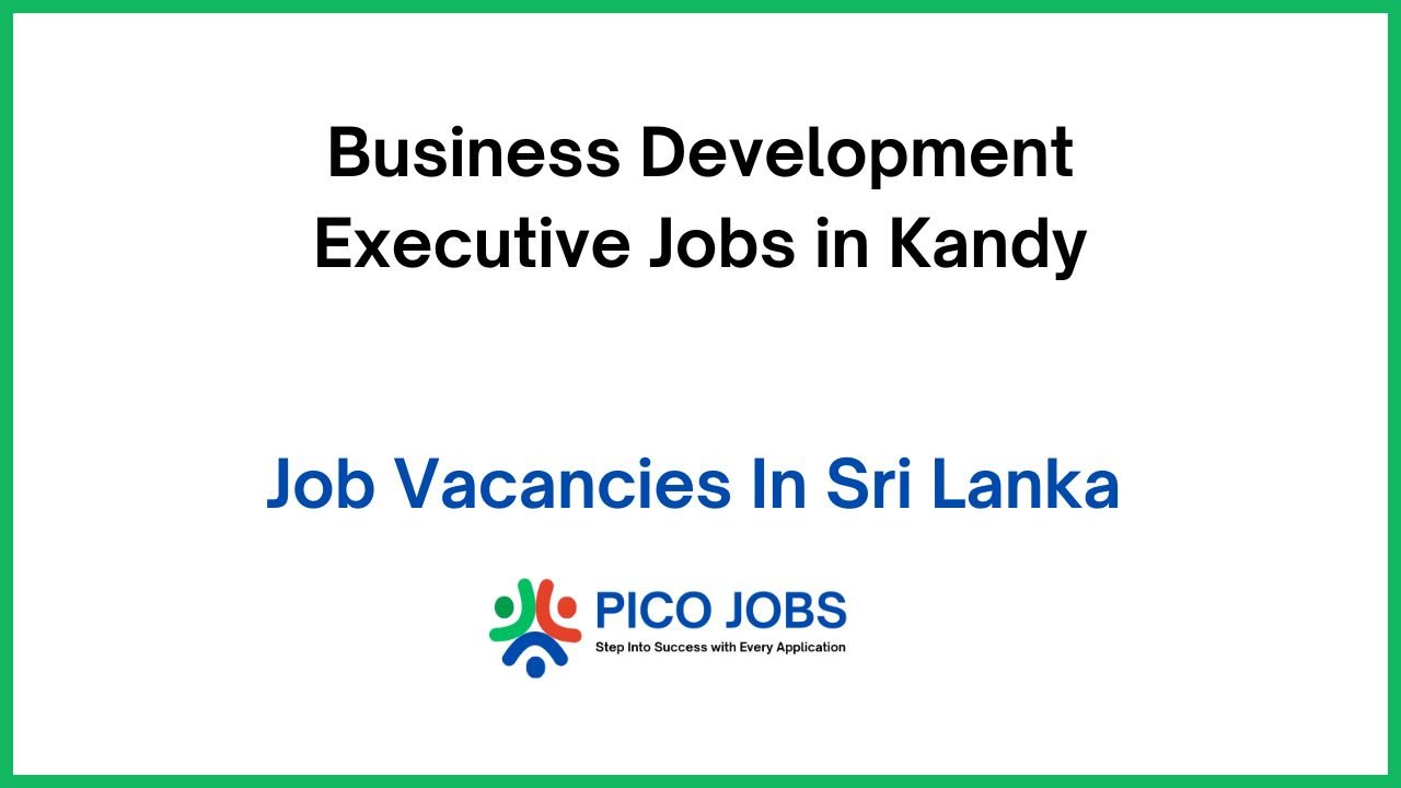 Business Development Executive Jobs in Kandy